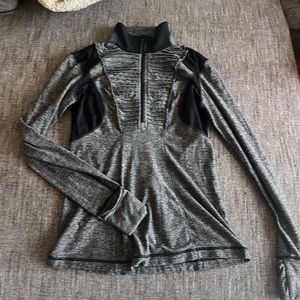 Lululemon run your heart out half zip jacket- size 8